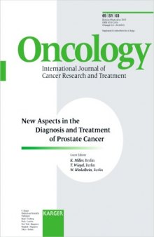 New Aspects in the Diagnosis and Treatment of Prostate Cancer: Oncology