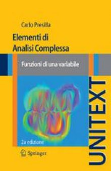 Elementi di Analisi Complessa: Funzioni di una variabile