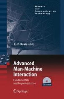 Advanced Man-Machine Interaction: Fundamentals and Implementation