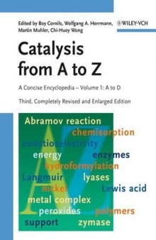 Catalysis from A to Z : a concise encyclopedia / 1 A to D