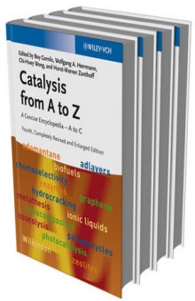 Catalysis from A to Z: A Concise Encyclopedia, Fourth Edition