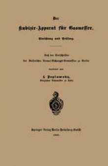 Der Kubizir-Apparat für Gasmesser: Einrichtung und Prüfung