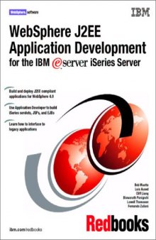 Websphere J2ee Application Development for the IBM @ Server Iseries Server