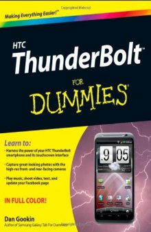 HTC ThunderBolt For Dummies  