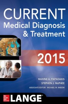 CURRENT Medical Diagnosis and Treatment 2015, 54 edition