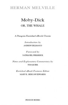 Moby-Dick, or, the Whale