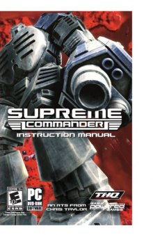 Instructions manual Supreme Commander