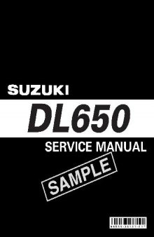 Service Manual - Suzuki Dl 650 V Strom