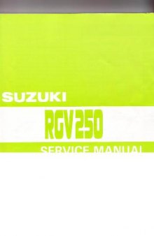 Service Manual - Suzuki RGV 250