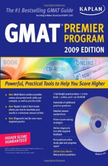 Kaplan GMAT Premier Program, 2009 (Book Only)