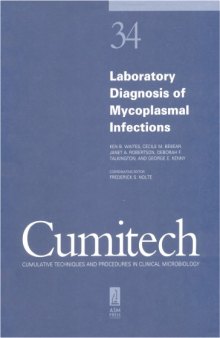 Cumitech 34: Laboratory Diagnosis of Mycoplasmal Infections.