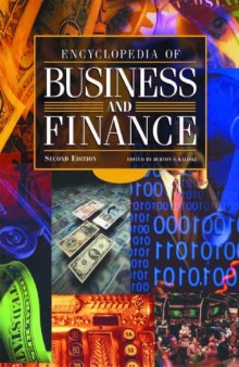 Encyclopedia of Business & Finance, Second Edition (2 Volume Set)