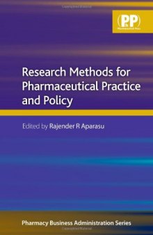 Research Methods for Pharmaceutical Practice and Policy  