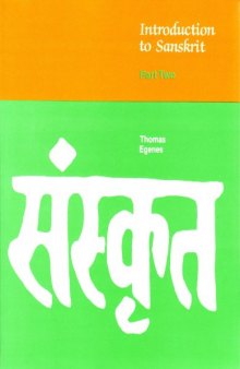 Introduction To Sanskrit, Part 2