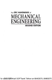 Handbook MECHANICAL ENGINEERING