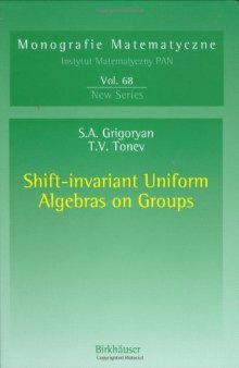 Shift-Invariant Uniform Algebras on Groups