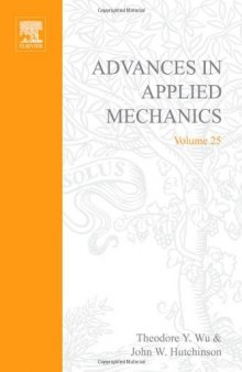 Advances in Applied Mechanics, Vol. 25