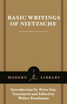 Basic Writings of Nietzsche   