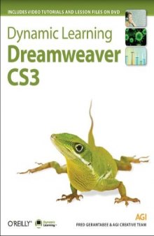 Dynamic learning, Dreamweaver CS3: with video tutorials and lesson files