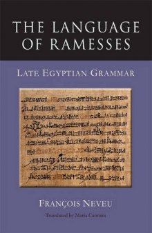 The Language of Ramesses: Late Egyptian Grammar