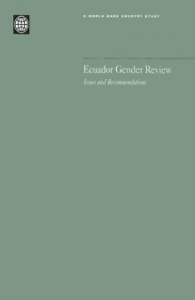 Ecuador gender review: issues and recommendations