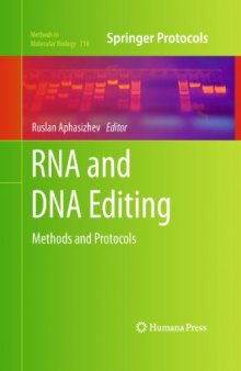 RNA and DNA Editing: Methods and Protocols