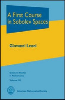 A first course in Sobolev spaces