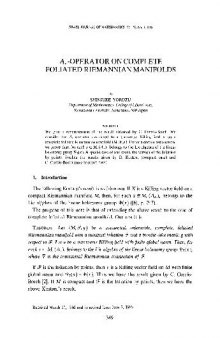 A-operator on complete foliated Riemannian manifolds