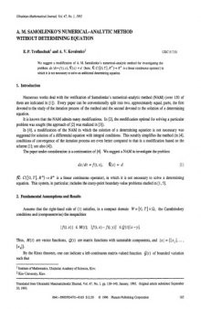 A. M. Samoilenkos method for the determination of the periodic solutions of quasilinear differential equations