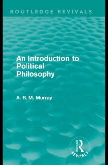 An introduction to political philosophy