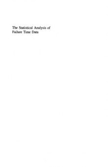 The Statistical Analysis of Failure Time Data, Second Edition