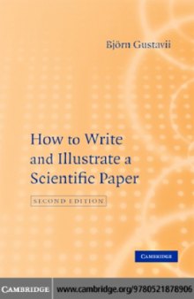 How to write and illustrate a scientific paper