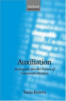 Auxiliation: An Enquiry into the Nature of Grammaticalization