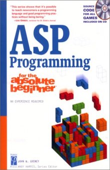 ASP programming for the absolute beginner