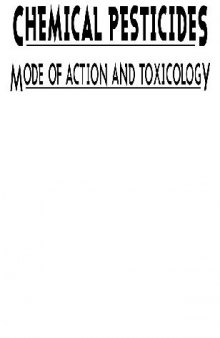 Chemical Pesticides Mode Of Action And Toxicology