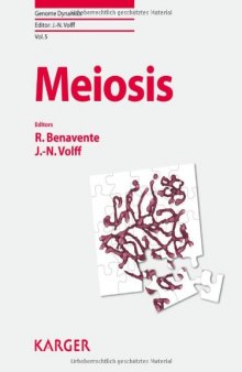 Meiosis (Genome Dynamics Vol 5)