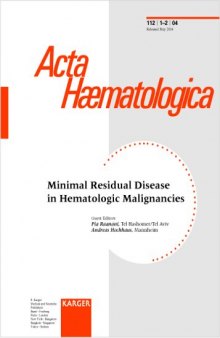 Minimal Residual Disease In Hematologic Malignancies (Acta Haematologica 2004)