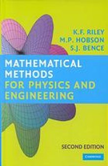 Mathematical methods for physics and engineering : a comprehensive guide [STUDENT SOLNS]