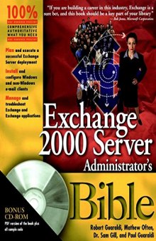 Exchange 2000 server administrator's Bible