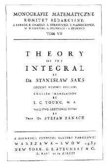 Theory of the integral, 