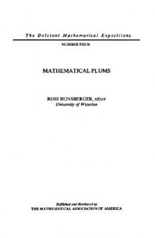 Mathematical Plums