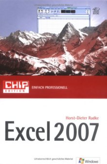 Excel 2007 einfach professionell