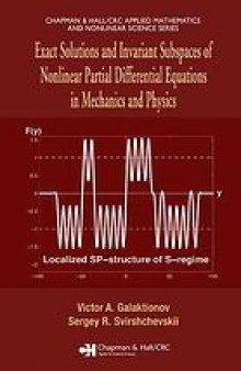 Exact solutions and invariant subspaces of nonlinear partial differential equations in mechanics and physics