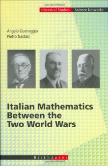 Italian mathematics between the two world wars
