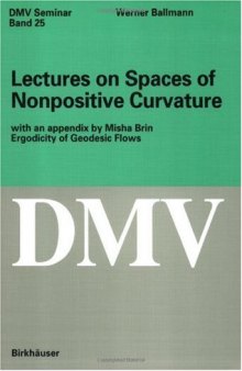 Lectures on spaces of nonpositive curvature