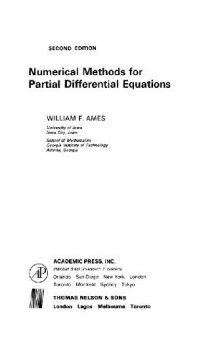 Numerical Methods for Partial Differential Equations 2nd ed