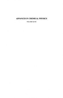 Advances in Chemical Physics, Vol. 48