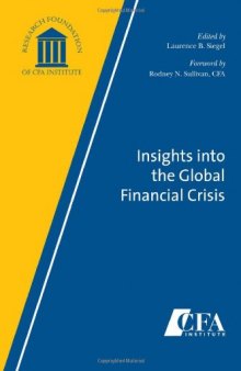 Insights into the Global Financial Crisis