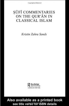 Sufi Commentaries on the Qur'an in Classical Islam 