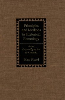 Principles and Methods in Historical Phonology: From Proto-Algonkian to Arapaho